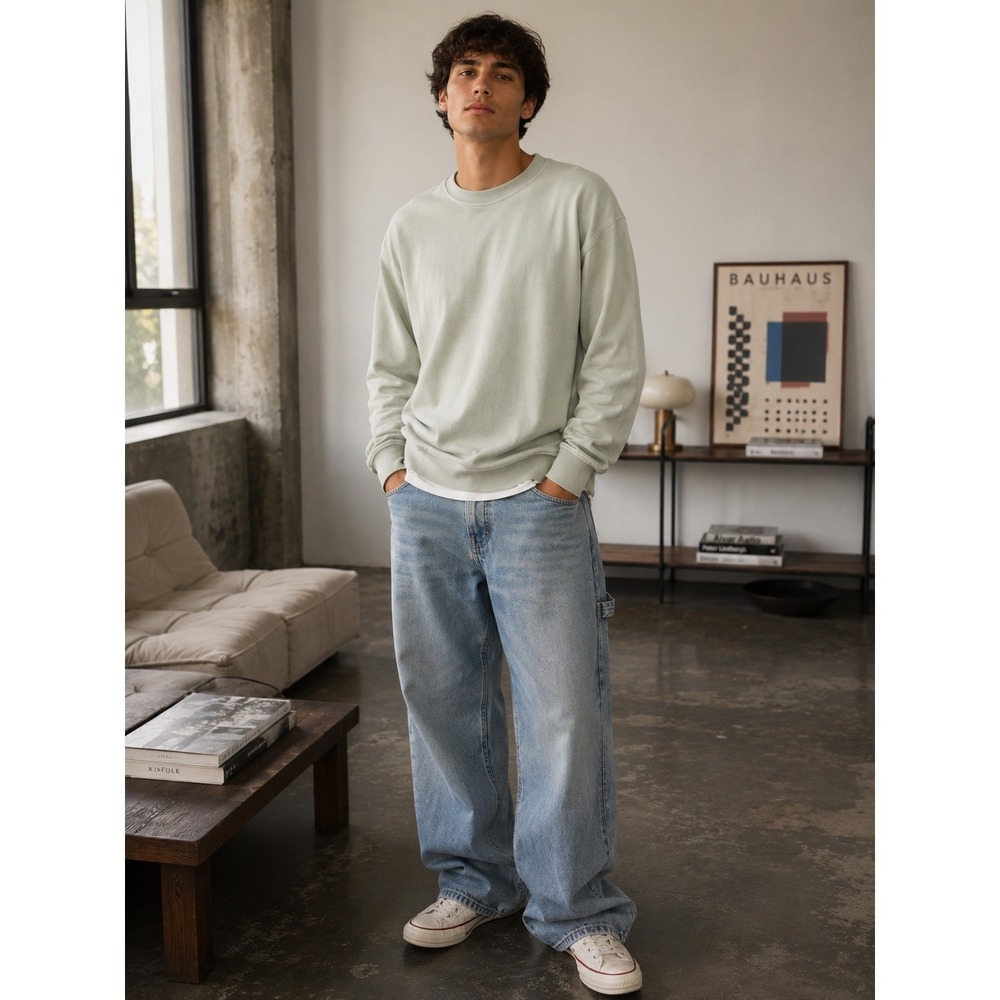 Goodfellow & Co‎ Men's Crewneck Sweater in Light Sage
